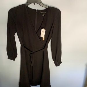 Banana Republic black flowy dress